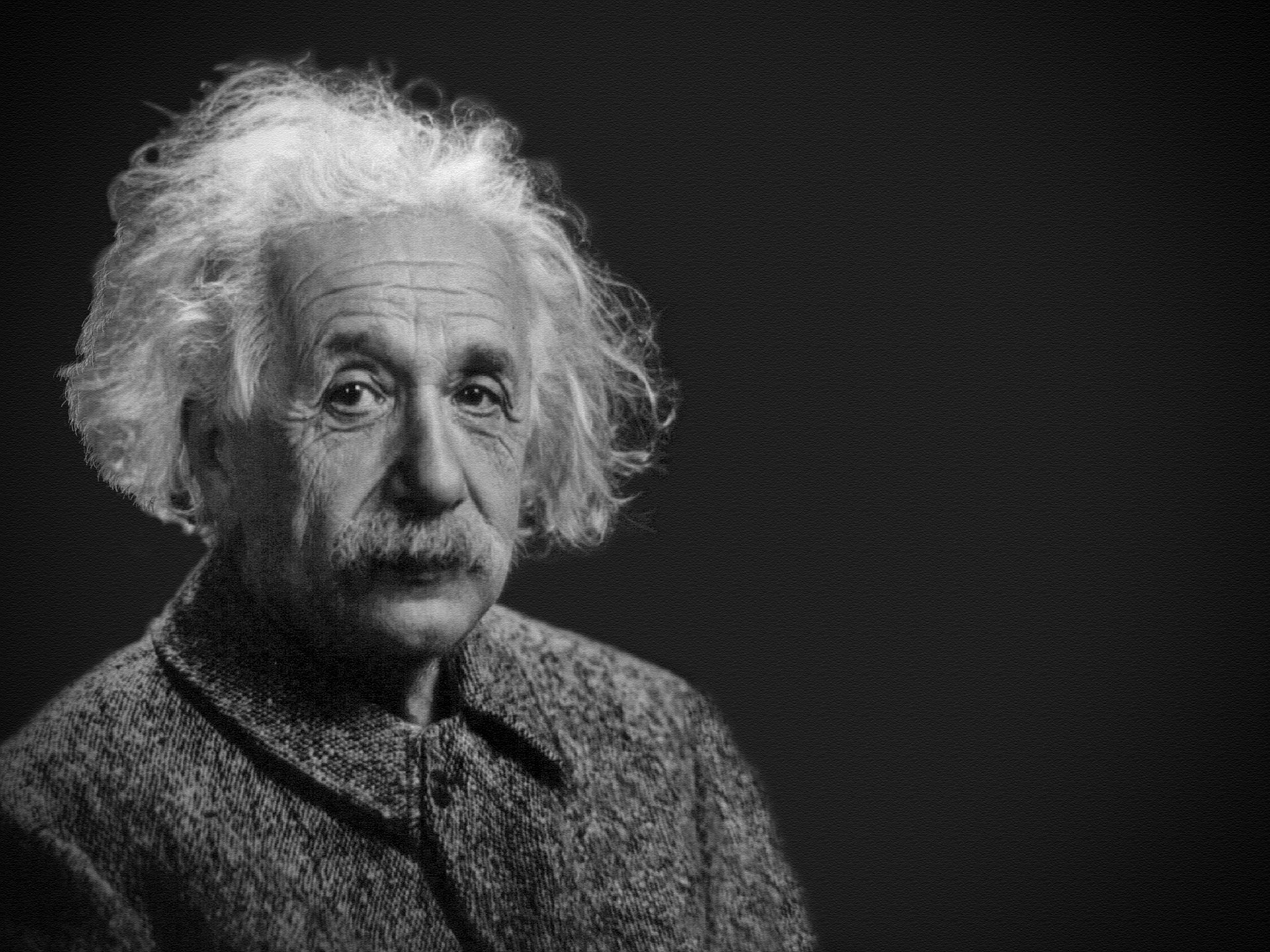 La imagen muestra al científico alemán Albert Einstein.