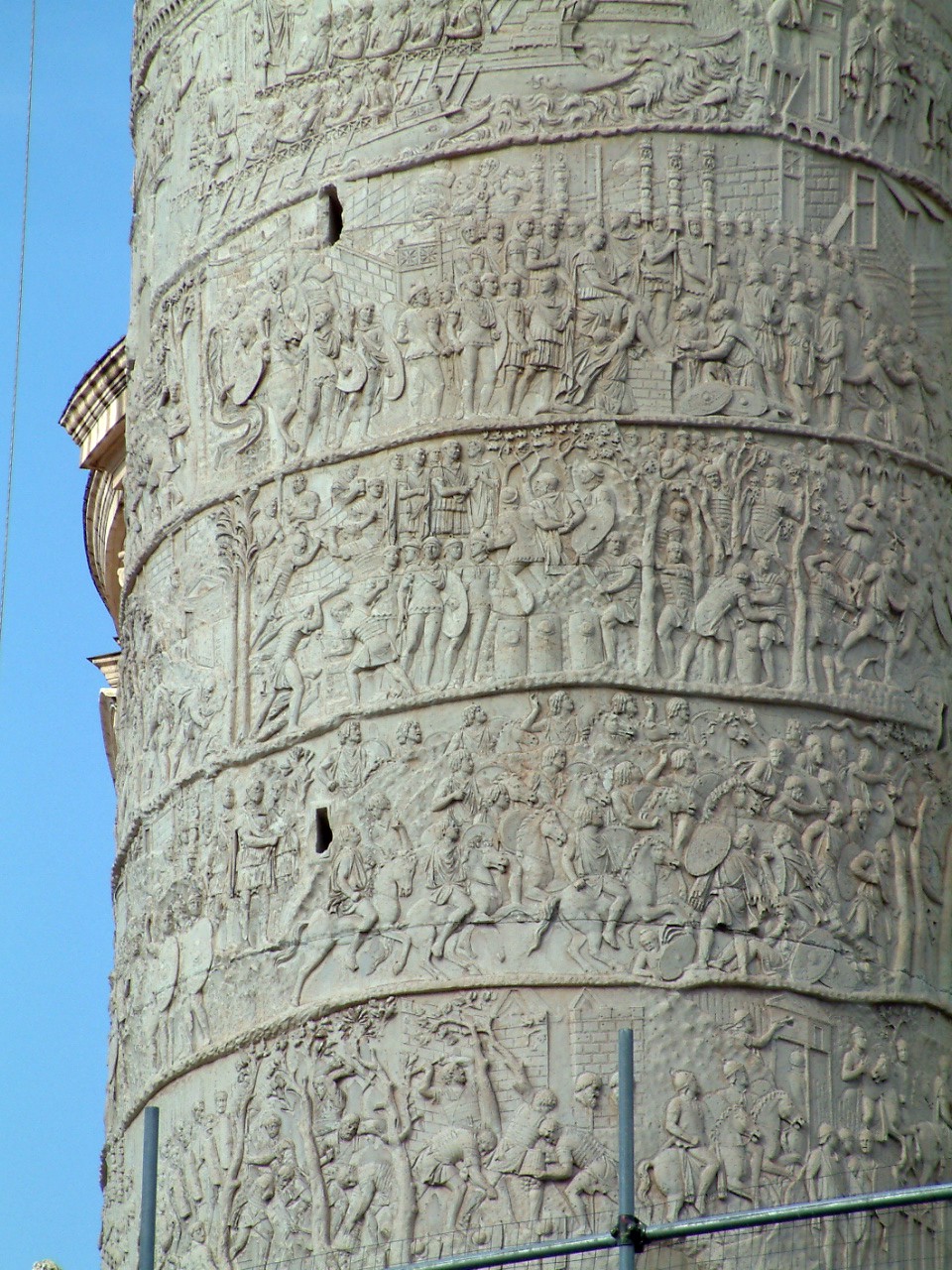 Columna trajana. Detalle