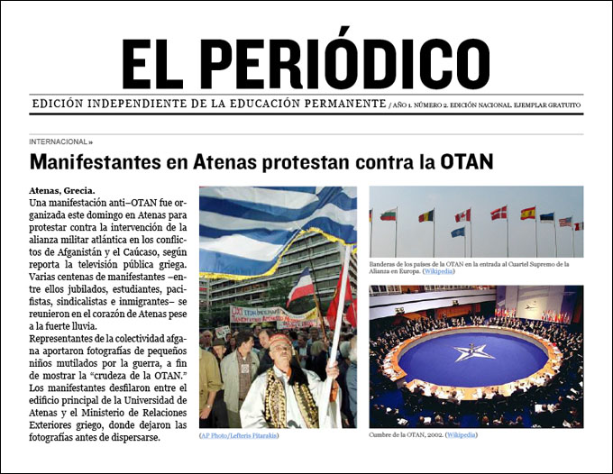 La Otan en la prensa