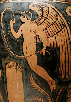 Pintor de Primato, Eros alado. Metropolitan, Nueva York