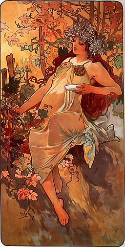 Mucha. Otoño, 1896