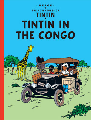 Portada de Tintín en el Congo
