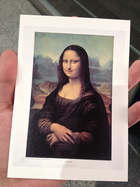 Duchamp. L.H.O.O.Q.