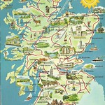 En la imagen puedes ver un mapa turístico de Escocia