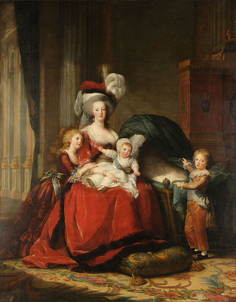 Maria Antonieta y sus hijos, É. Vigée Le Brun