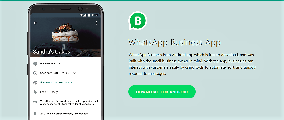 WhatsApp Business app