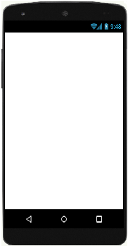 La imagen muestra un móvil con una pantalla de fondo blanco