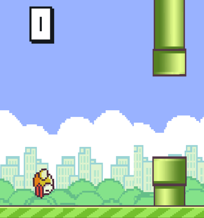 La imagen describe el juego Flappy Bird