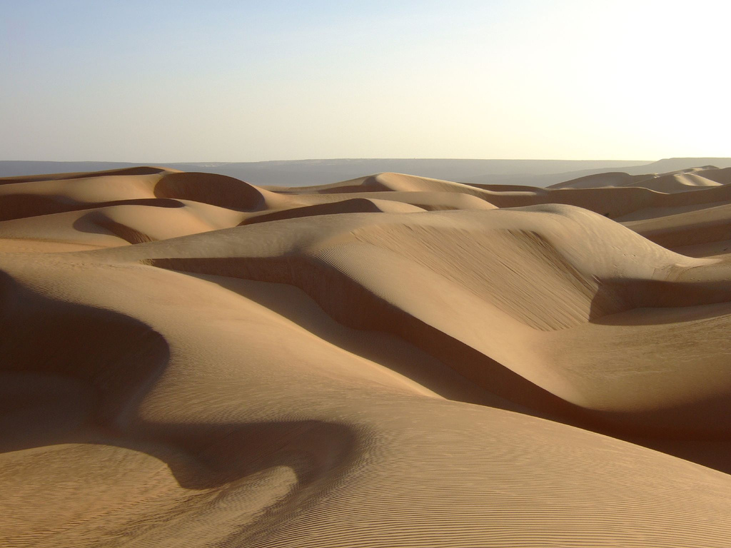 En las zonas intertropicales solo existen dos estaciones: la seca y la húmeda. En la imagen, desierto del Sahara.