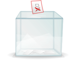 Voto en urna