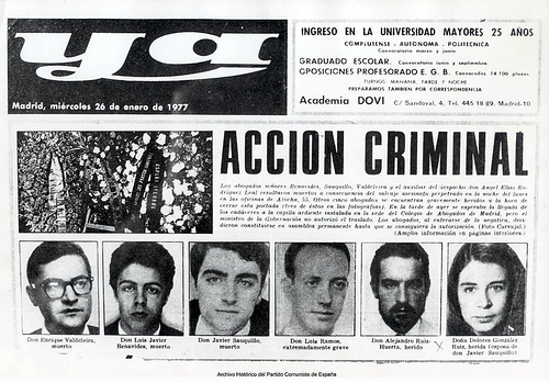 Matanza de Atocha. 1977