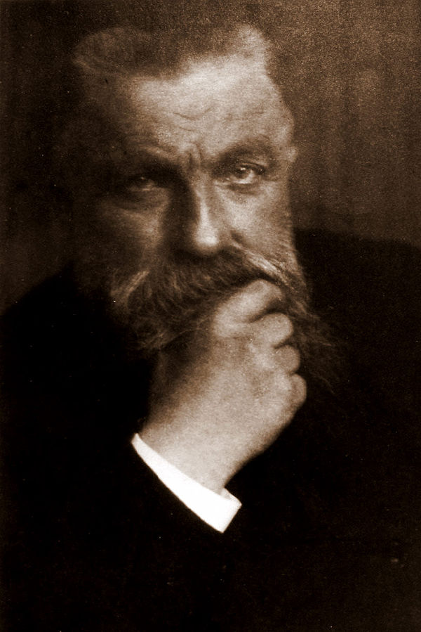 Fotografía en platino de Rodin. 1902
