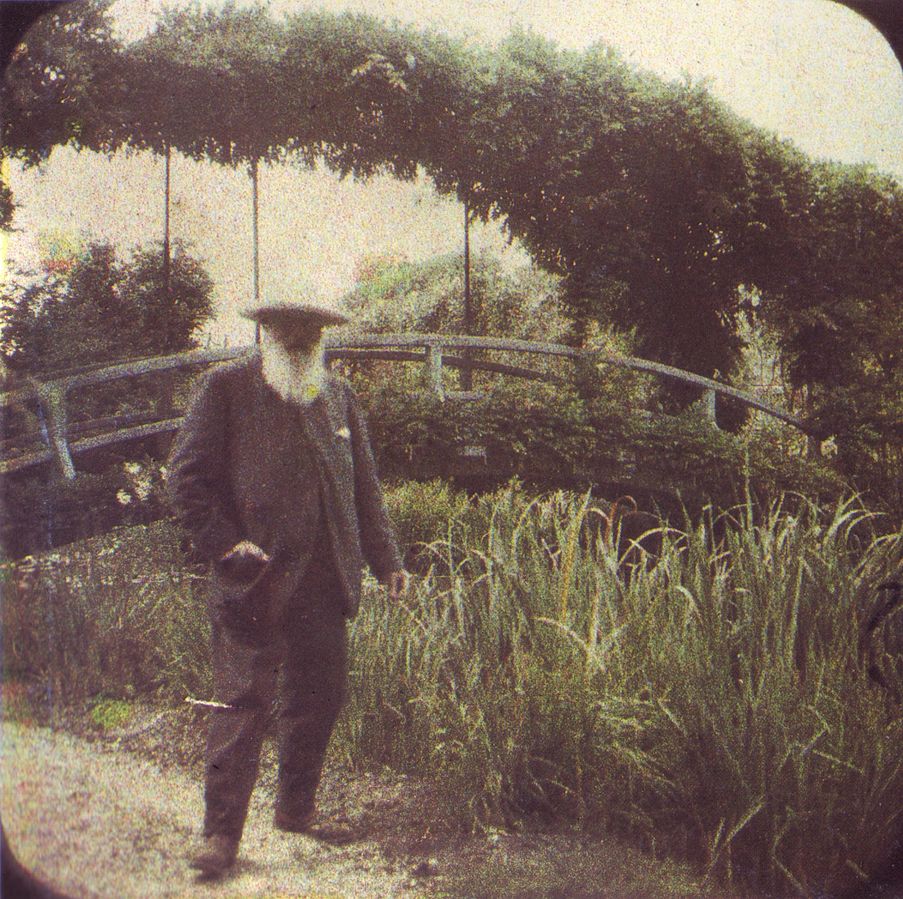 Monet en su jardín