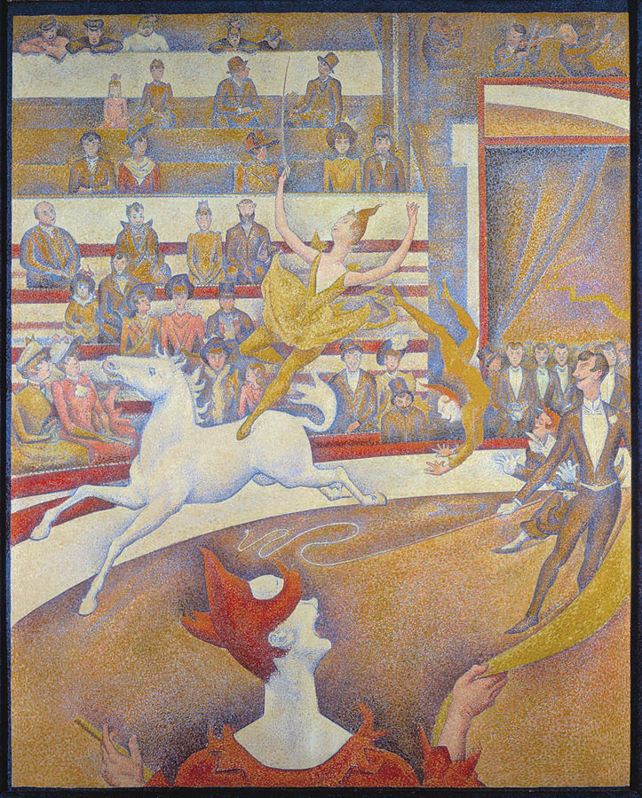 El circo. Seurat. 1891