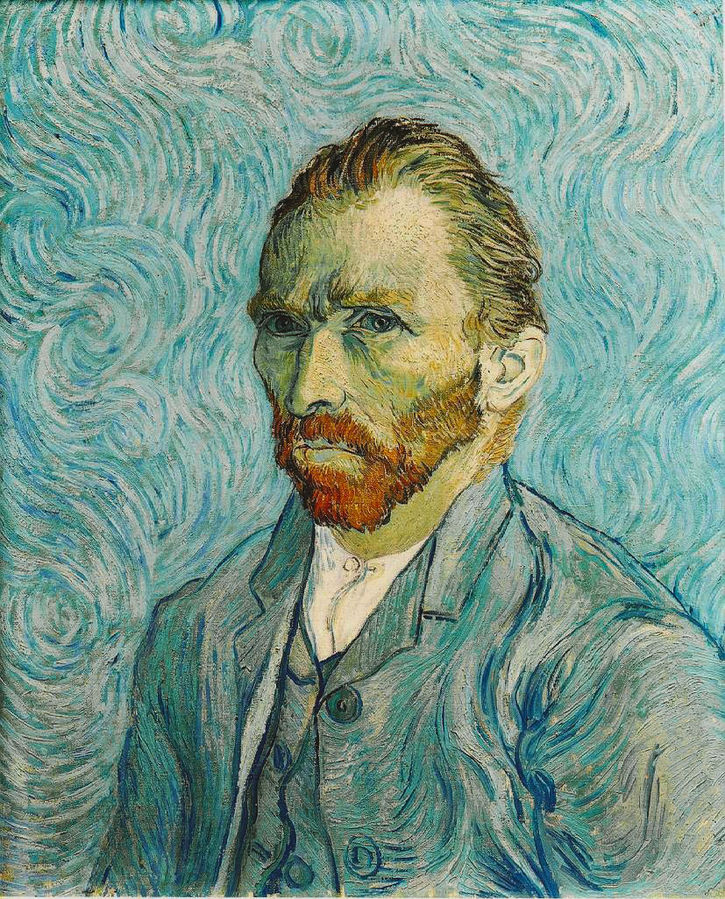 Autorretrato de Van Gogh. 1889