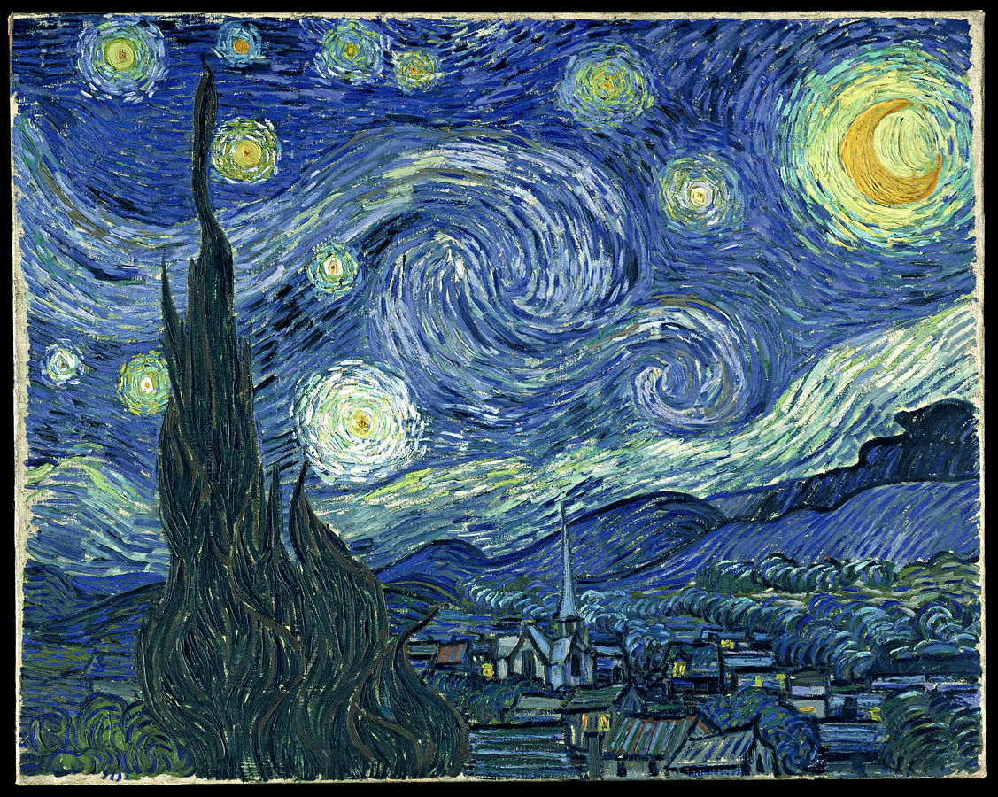 La noche estrellada. Van Gogh, 1889