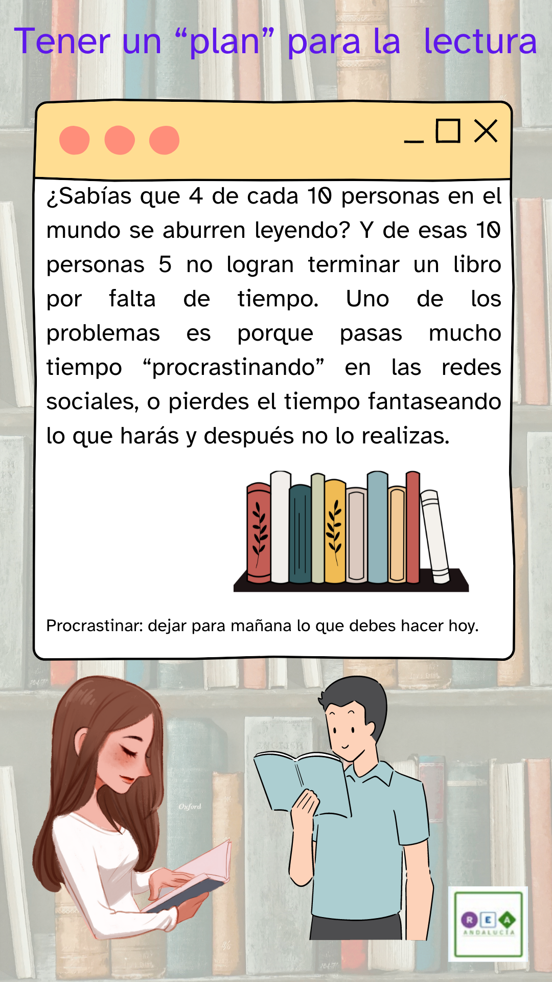 La imagen muestra la infografía libros, tus mejores amigos 2
