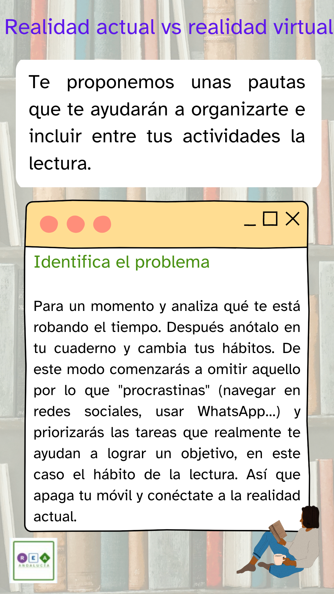 La imagen muestra la infografía libros, tus mejores amigos 3