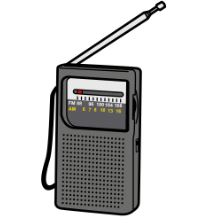 la imagen muestra una radio pequeña.