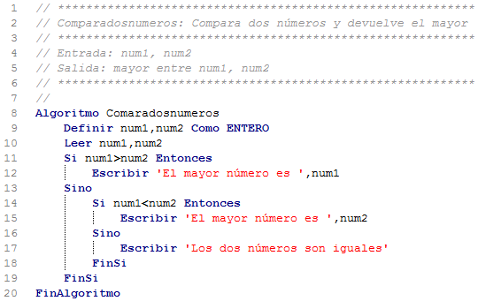Paso 2: Pseudocódigo