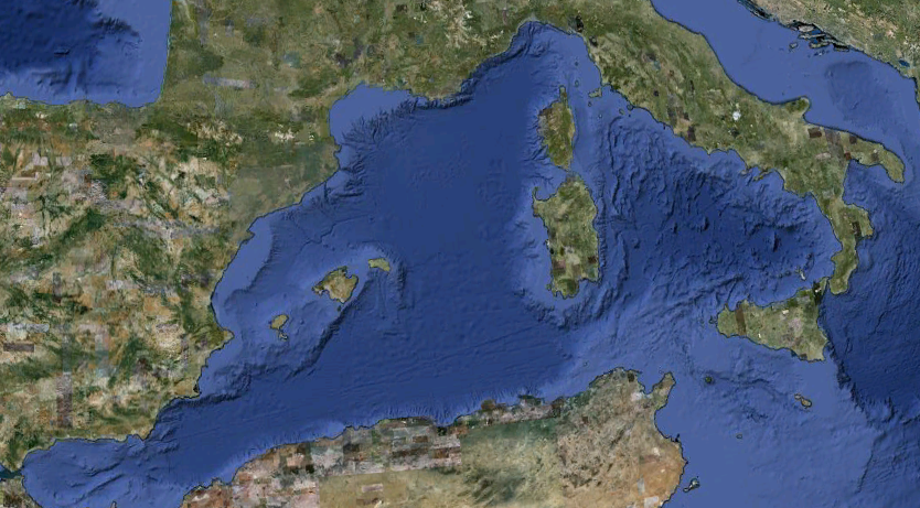  El arco Mediterráneo enlaza a los sistemas urbanos del sur de Europa en torno a la zona occidental del mar Mediterráneo. 