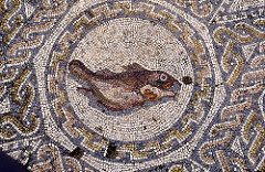 Mosaico hallado en Mérida