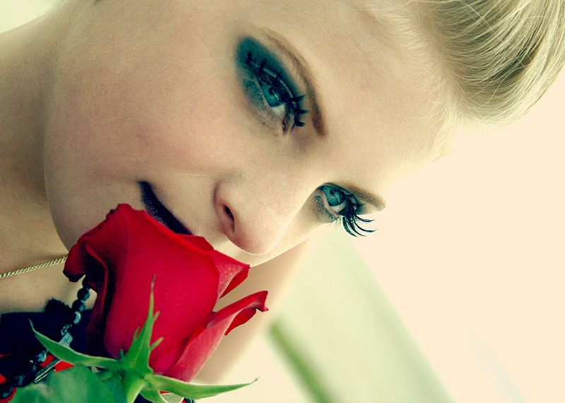 Oler una rosa