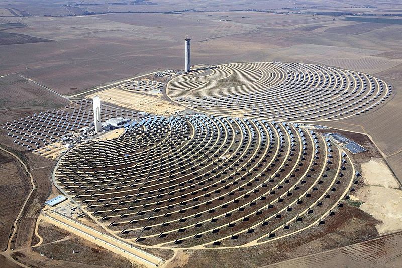 Plataforma Solúcar en Sanlúcar la Mayor (Sevilla)