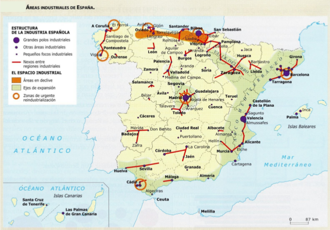 Áreas industriales de España