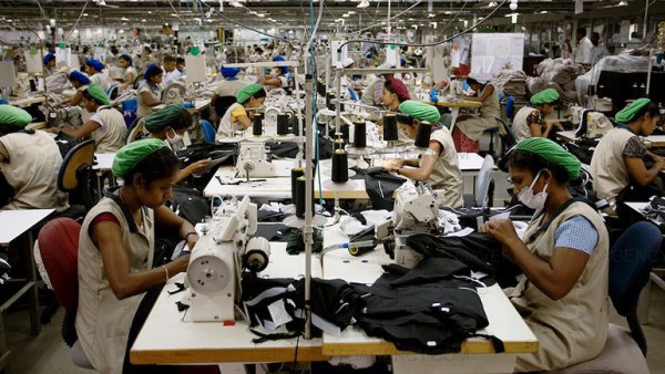 Fabricación industrial en un país en vías de desarrollo
