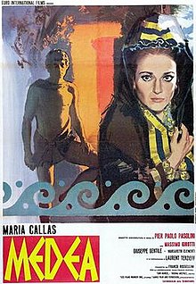 cartel de la película Medea de Pasolini