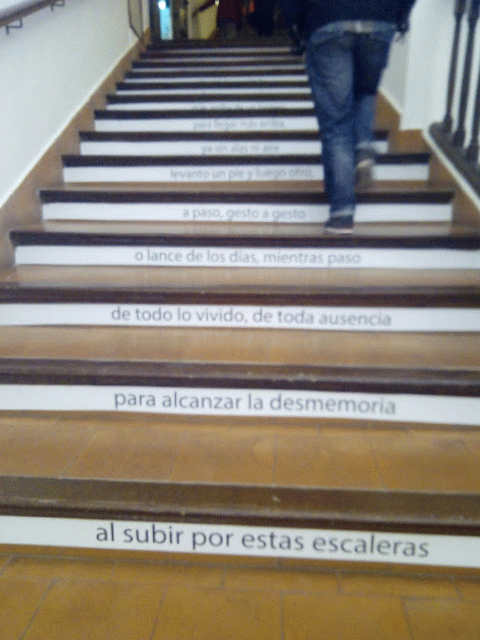 subiendo escalera