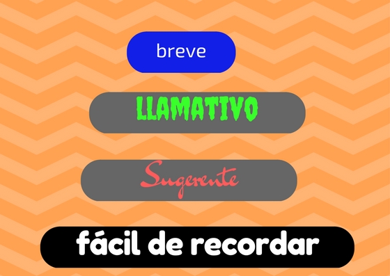 características del eslogan