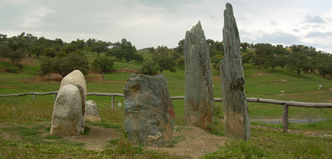 Cromlech de Pasada del Abad. En Rosal de la Frontera. Huelva