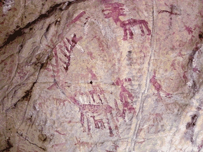 Pinturas esquemáticas del Tajo de las Figuras