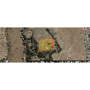 Vista aérea de la zona en la que se encontró el Tesoro del Carambolo.