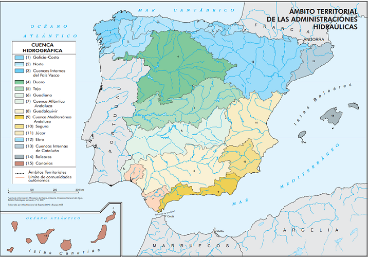 Cuencas hidrográficas españolas