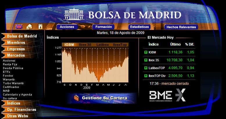 Bolsa de Madrid