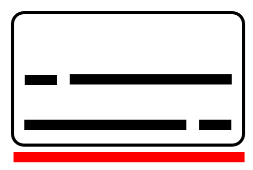 Imagen del icono de subtítulos del canal de YouTube. En la imagen se puede ver dos líneas discontinuas negras. Cuando los subtítulos están activados debe aparecer una línea roja en la zona inferior.