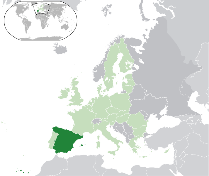 Ubicación espacial de España