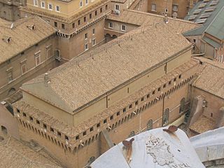 Exterior de la Capilla Sixtina