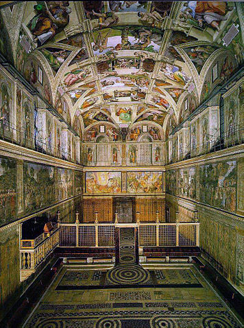 Interior de la Capilla Sixtina