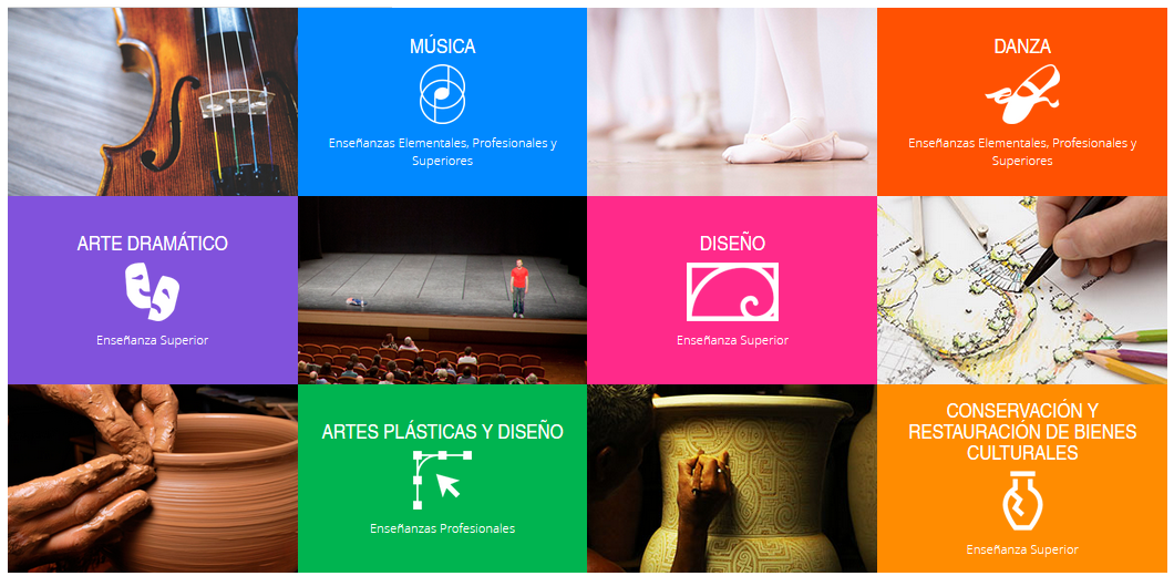 Enseñanzas Artísticas en Andalucía