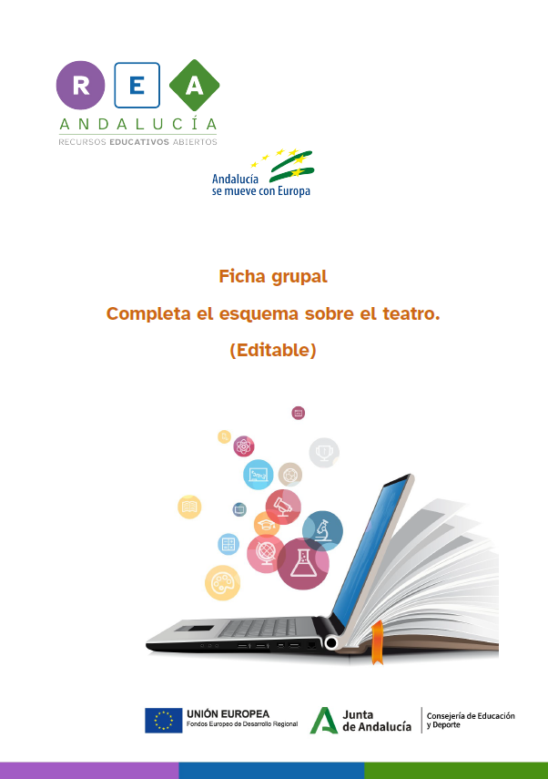 Ficha completa el esquema sobre teatro