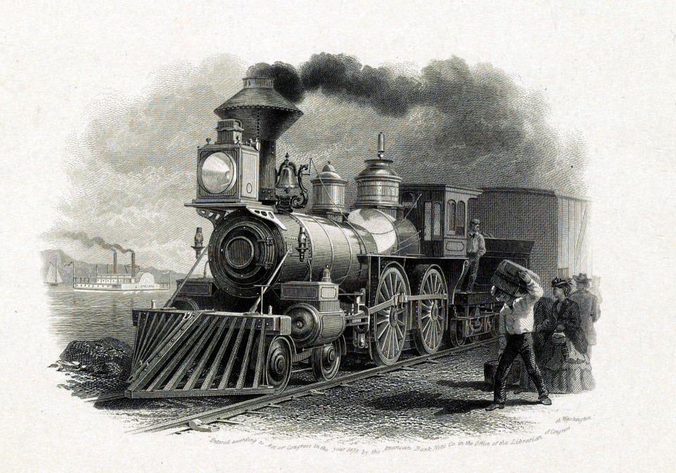 Ferrocarril a vapor