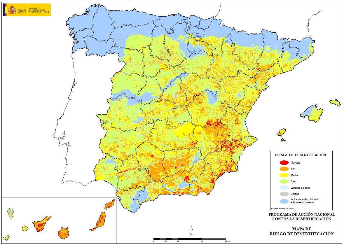 riesgo desertificación