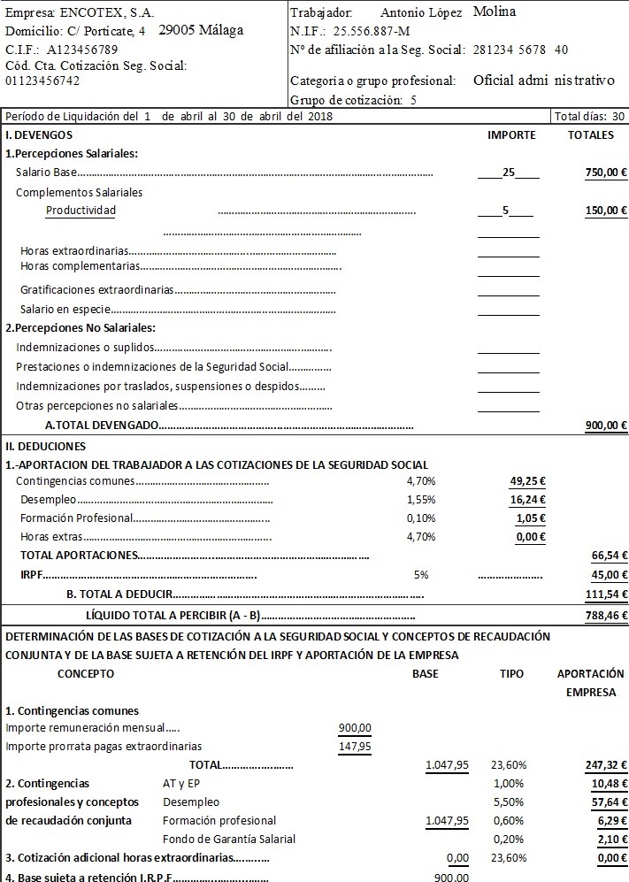 Supuesto práctico número 2