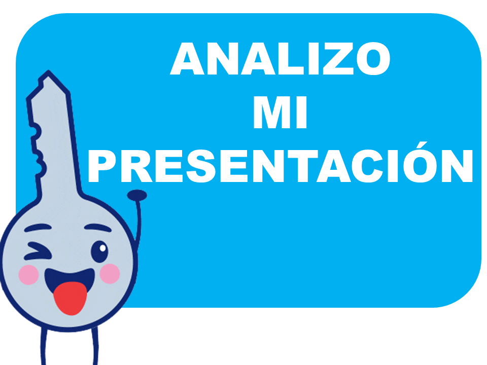 Analizo mi presentación