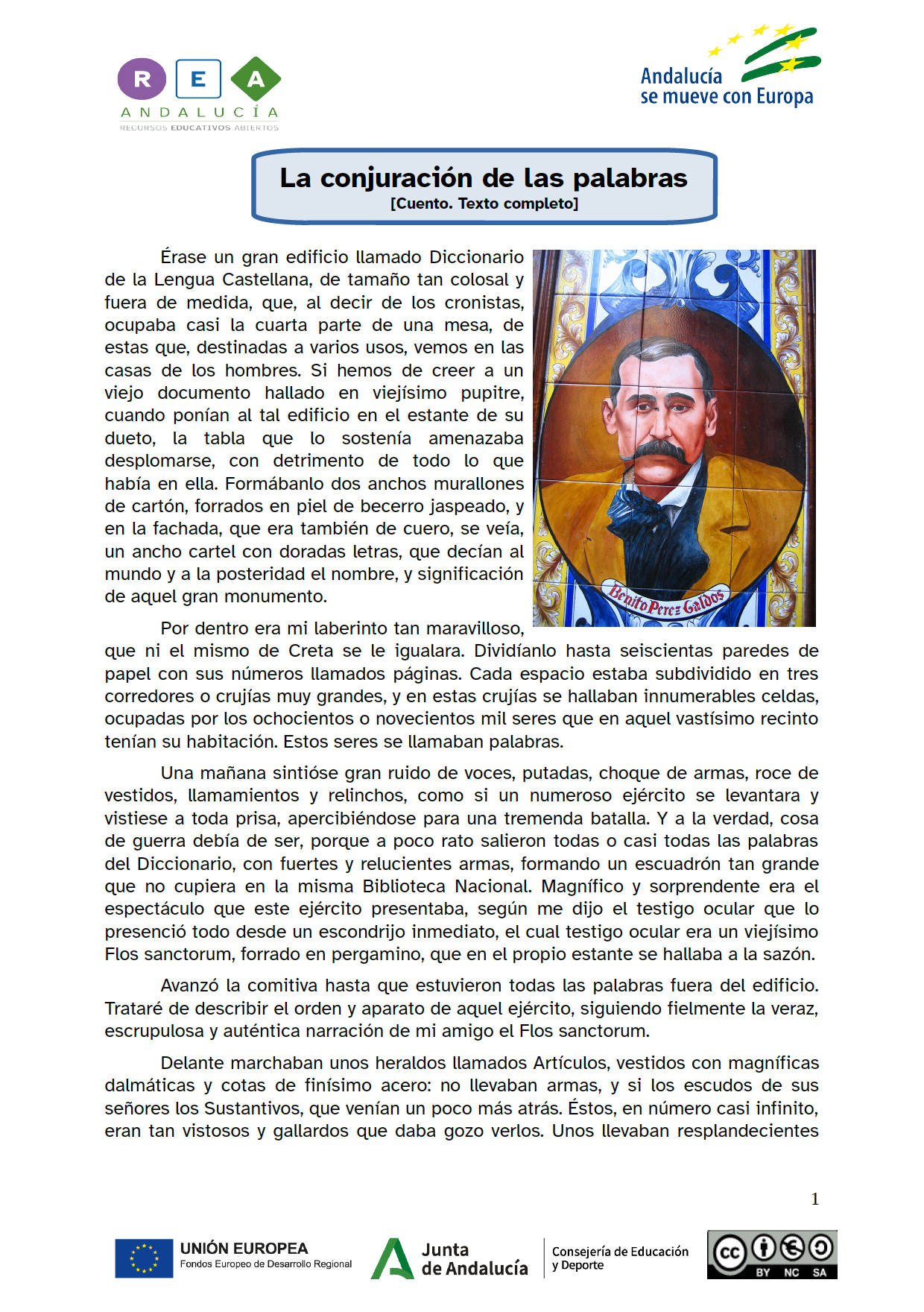 La conjuración de las palabras