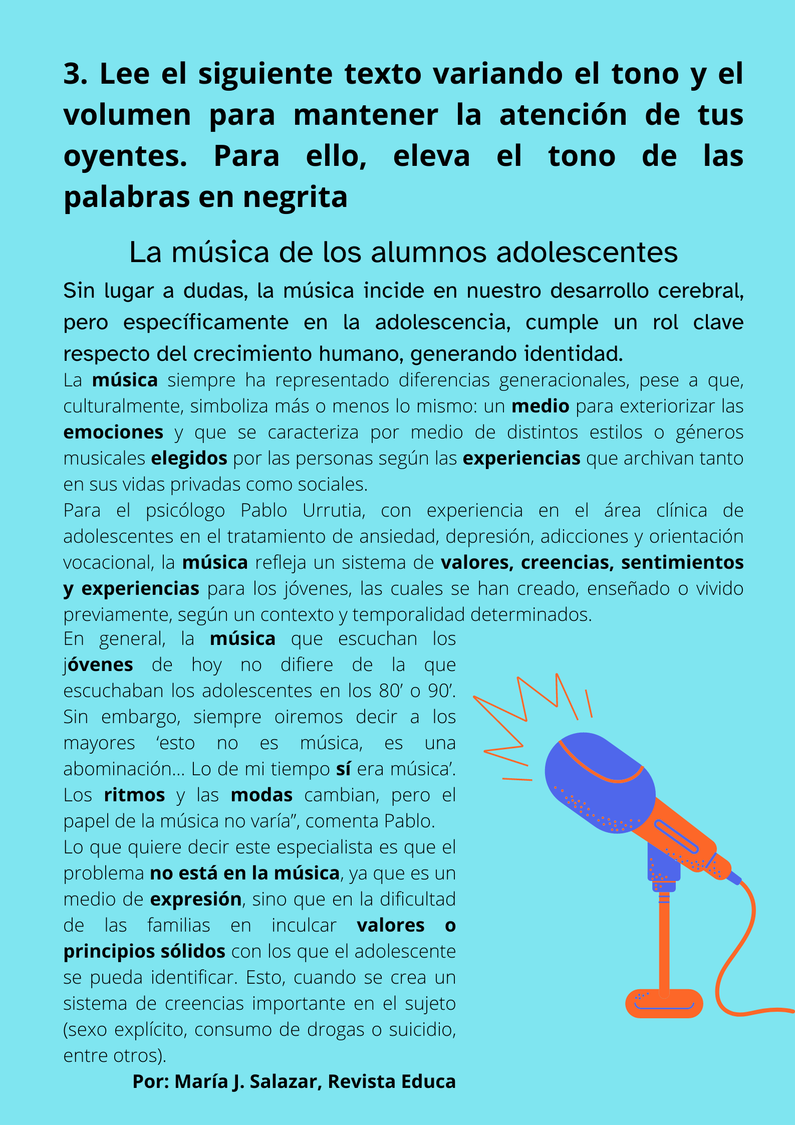 La imagen muestra la infografía de la Actividad 3